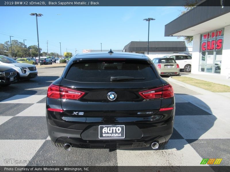 Black Sapphire Metallic / Black 2019 BMW X2 sDrive28i