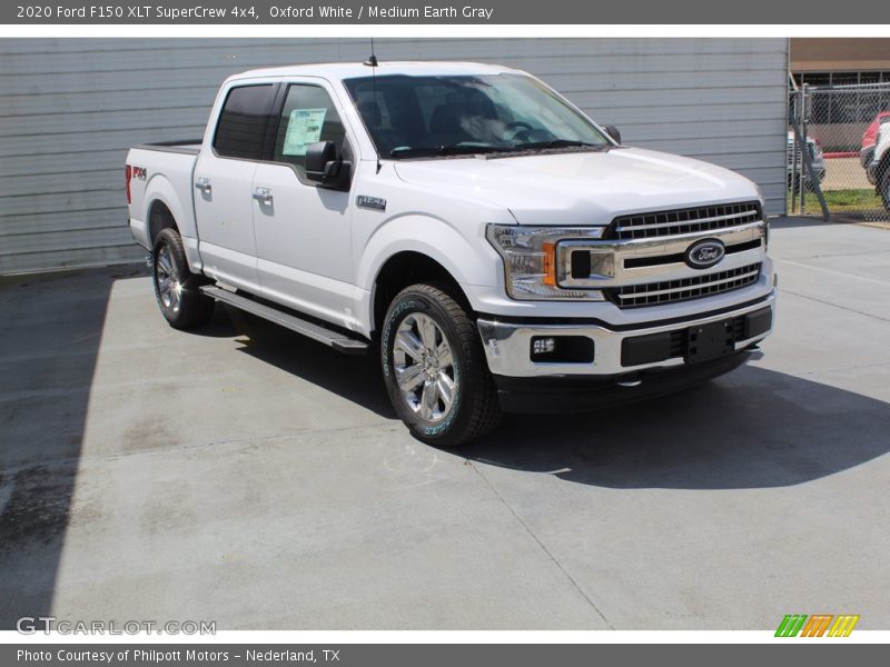 Oxford White / Medium Earth Gray 2020 Ford F150 XLT SuperCrew 4x4