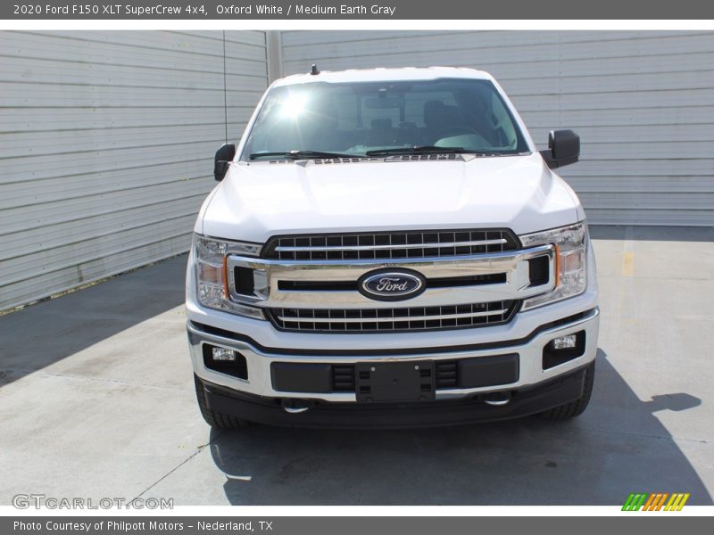 Oxford White / Medium Earth Gray 2020 Ford F150 XLT SuperCrew 4x4