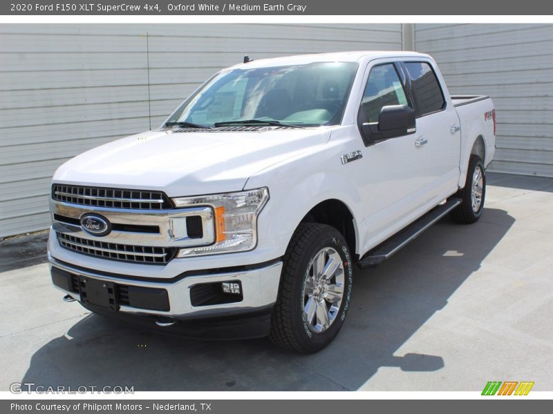 Oxford White / Medium Earth Gray 2020 Ford F150 XLT SuperCrew 4x4