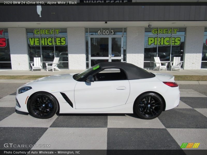 Alpine White / Black 2020 BMW Z4 sDrive M40i