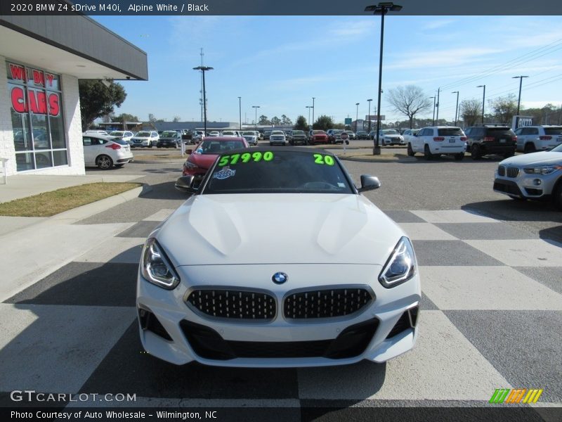 Alpine White / Black 2020 BMW Z4 sDrive M40i