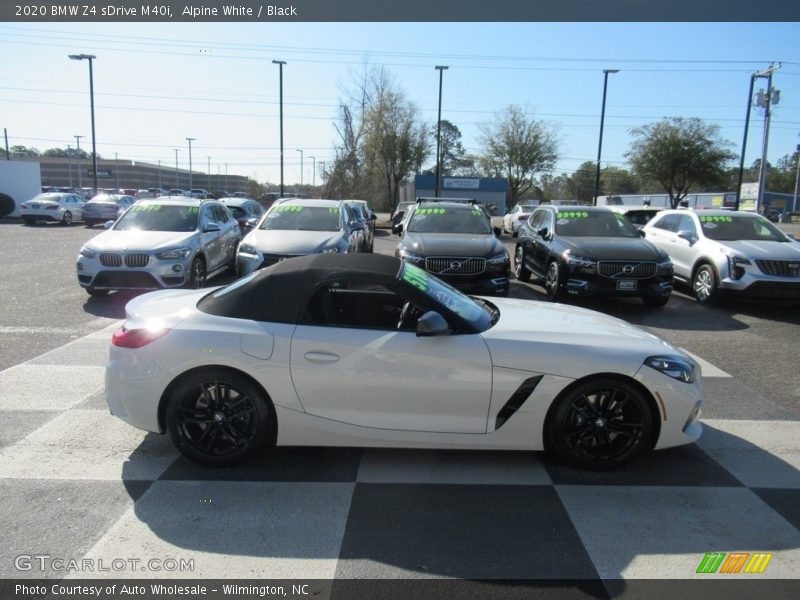 Alpine White / Black 2020 BMW Z4 sDrive M40i