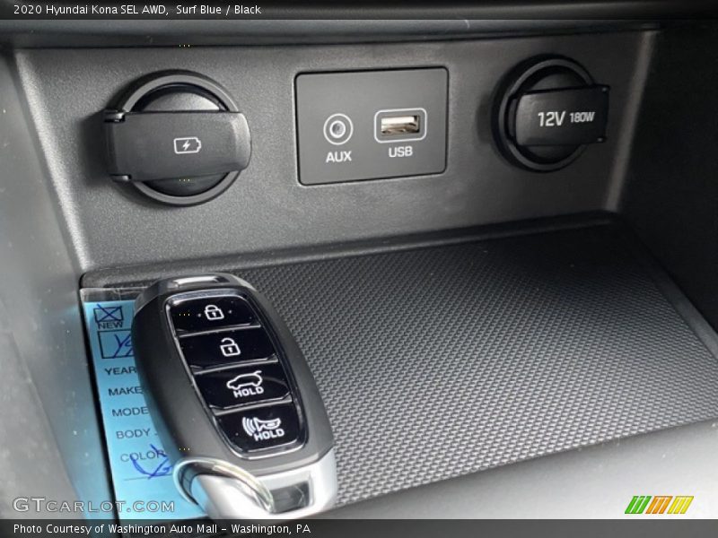 Controls of 2020 Kona SEL AWD