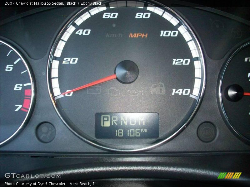 Black / Ebony Black 2007 Chevrolet Malibu SS Sedan