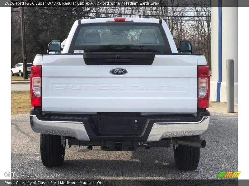 Oxford White / Medium Earth Gray 2020 Ford F350 Super Duty XL Regular Cab 4x4