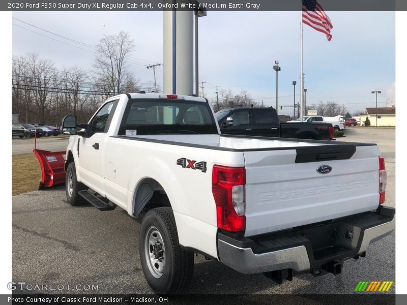 Oxford White / Medium Earth Gray 2020 Ford F350 Super Duty XL Regular Cab 4x4