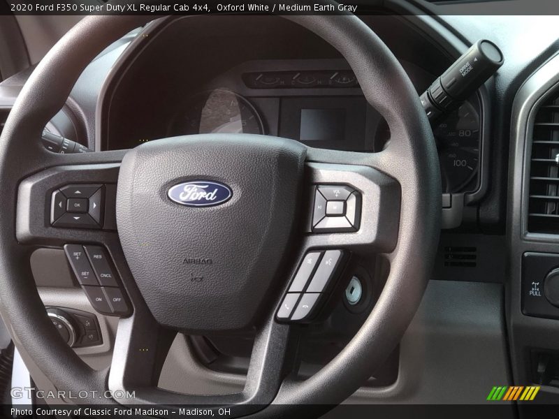 Oxford White / Medium Earth Gray 2020 Ford F350 Super Duty XL Regular Cab 4x4