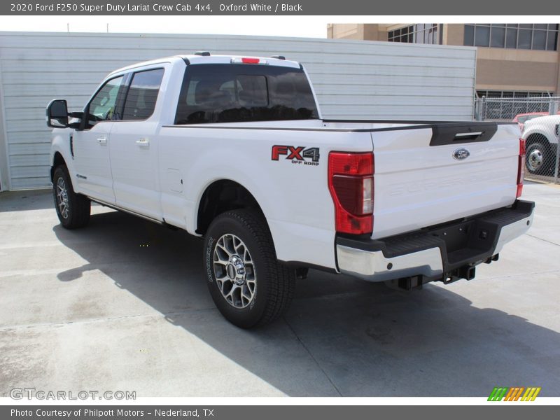 Oxford White / Black 2020 Ford F250 Super Duty Lariat Crew Cab 4x4