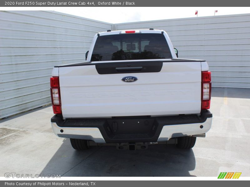 Oxford White / Black 2020 Ford F250 Super Duty Lariat Crew Cab 4x4