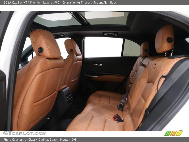 Crystal White Tricoat / Sedona/Jet Black 2019 Cadillac XT4 Premium Luxury AWD