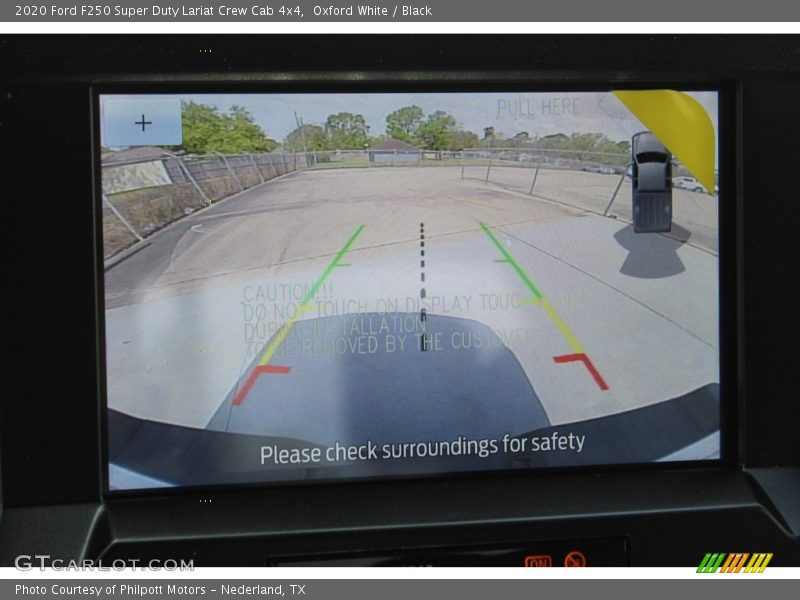 Oxford White / Black 2020 Ford F250 Super Duty Lariat Crew Cab 4x4