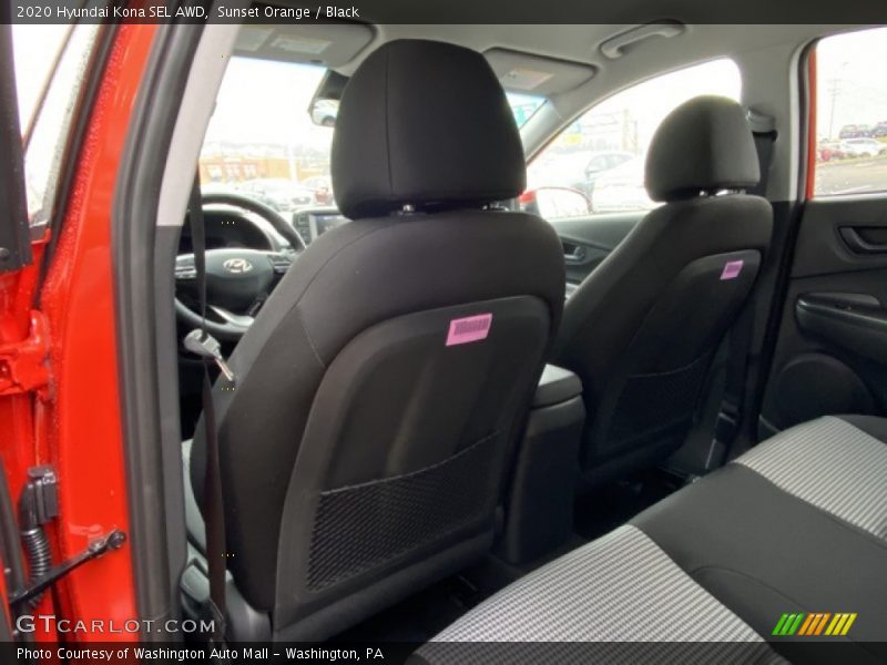 Sunset Orange / Black 2020 Hyundai Kona SEL AWD