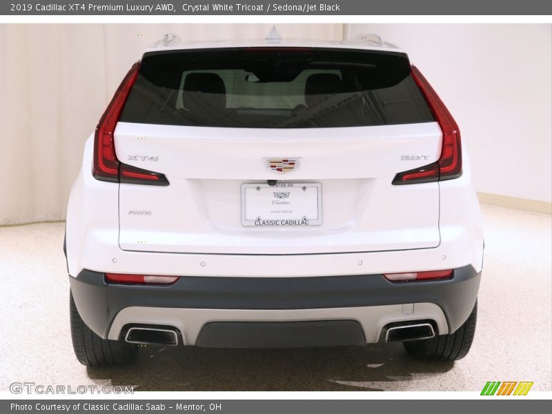 Crystal White Tricoat / Sedona/Jet Black 2019 Cadillac XT4 Premium Luxury AWD