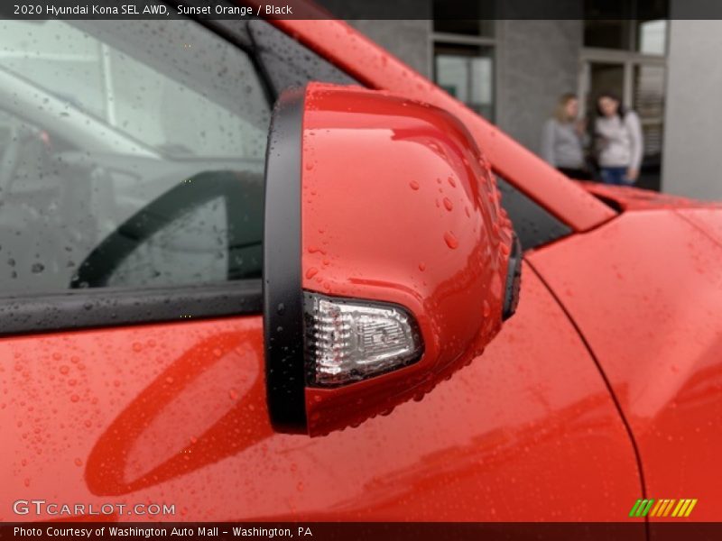 Sunset Orange / Black 2020 Hyundai Kona SEL AWD