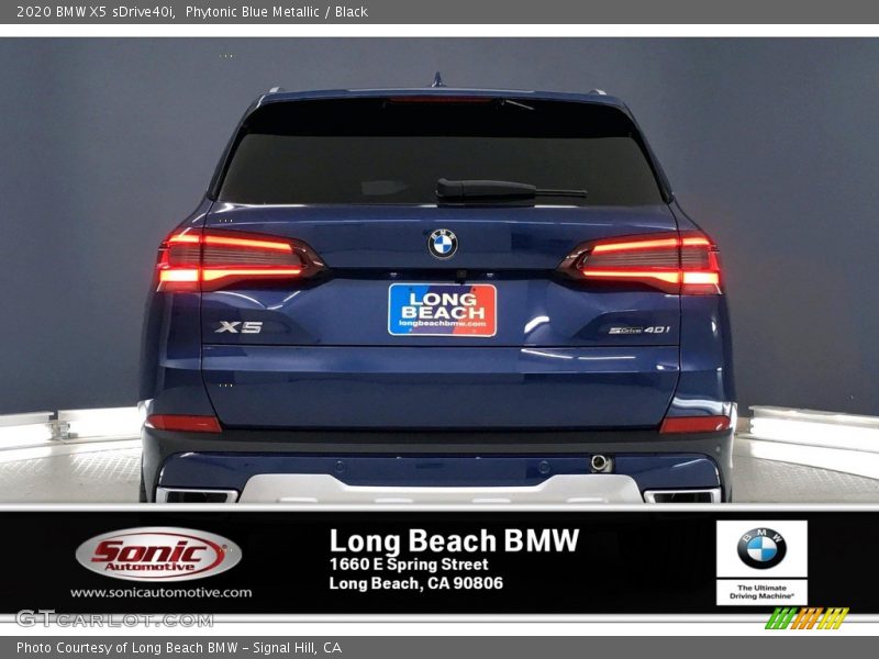 Phytonic Blue Metallic / Black 2020 BMW X5 sDrive40i