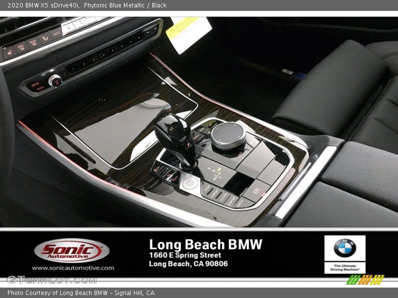 Phytonic Blue Metallic / Black 2020 BMW X5 sDrive40i