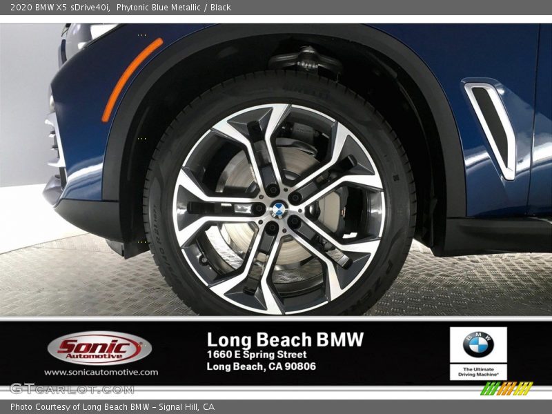 Phytonic Blue Metallic / Black 2020 BMW X5 sDrive40i
