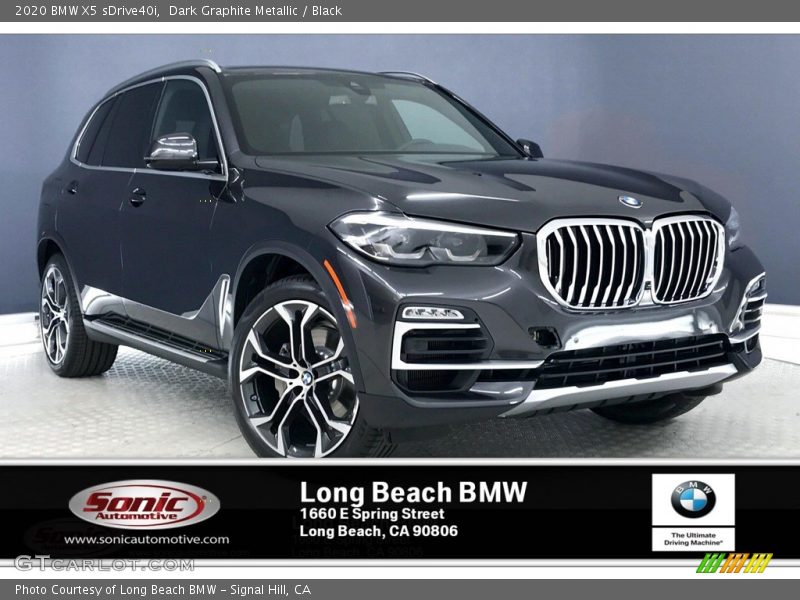 Dark Graphite Metallic / Black 2020 BMW X5 sDrive40i