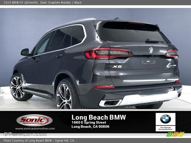 Dark Graphite Metallic / Black 2020 BMW X5 sDrive40i