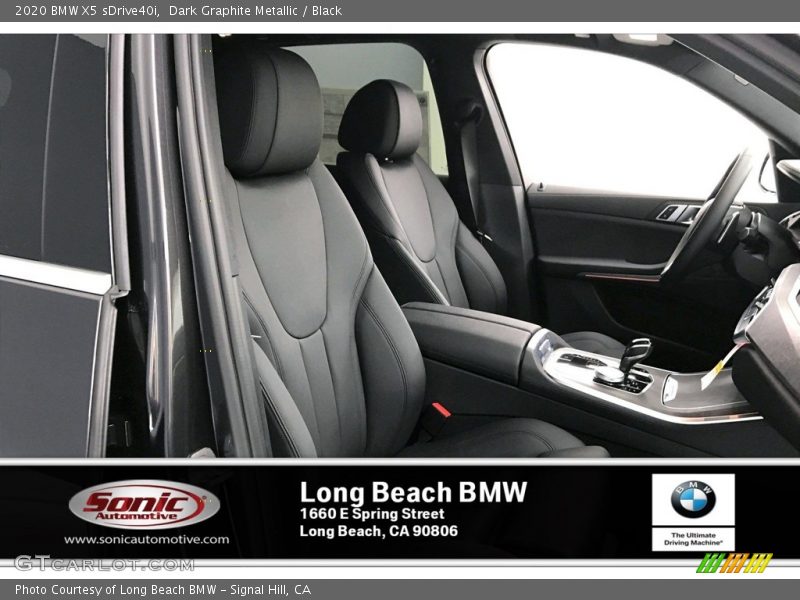 Dark Graphite Metallic / Black 2020 BMW X5 sDrive40i