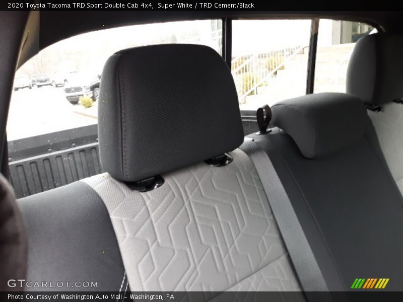 Super White / TRD Cement/Black 2020 Toyota Tacoma TRD Sport Double Cab 4x4