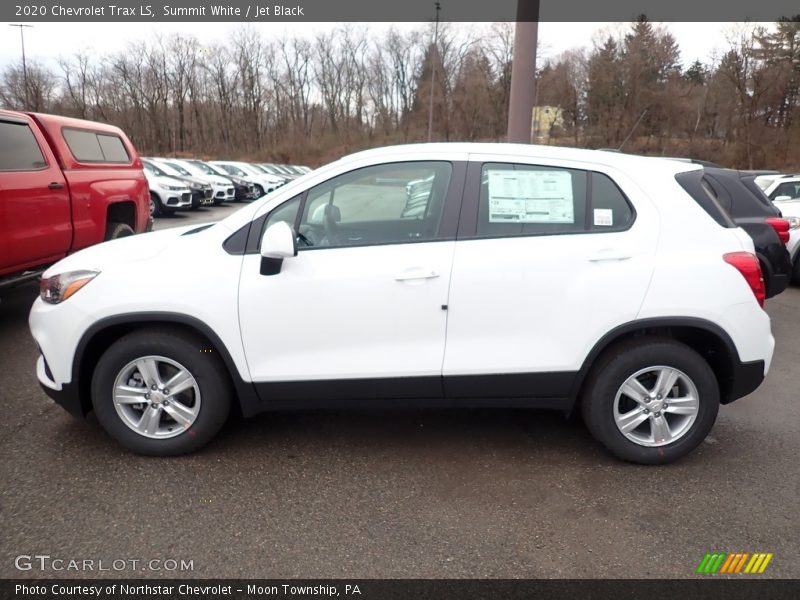 Summit White / Jet Black 2020 Chevrolet Trax LS