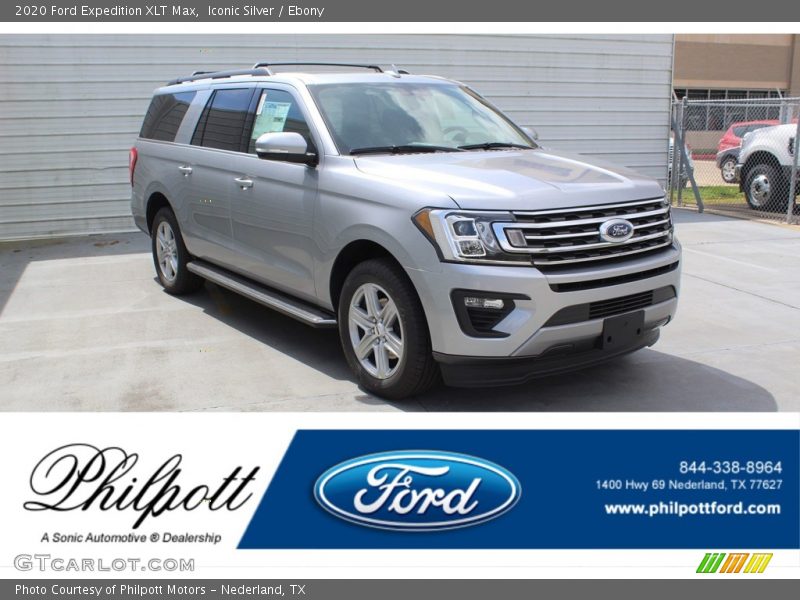 Iconic Silver / Ebony 2020 Ford Expedition XLT Max