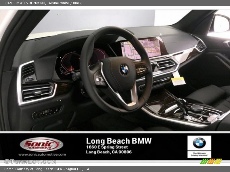 Alpine White / Black 2020 BMW X5 sDrive40i