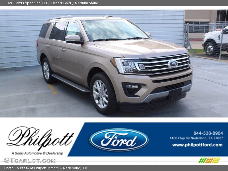 Desert Gold / Medium Stone 2020 Ford Expedition XLT