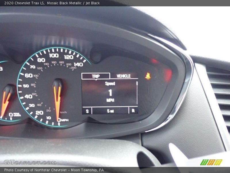 Mosaic Black Metallic / Jet Black 2020 Chevrolet Trax LS