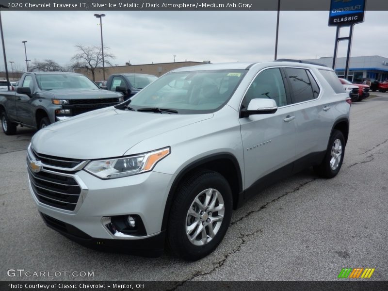 Silver Ice Metallic / Dark Atmosphere/­Medium Ash Gray 2020 Chevrolet Traverse LT