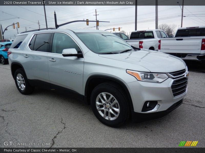 Silver Ice Metallic / Dark Atmosphere/­Medium Ash Gray 2020 Chevrolet Traverse LT