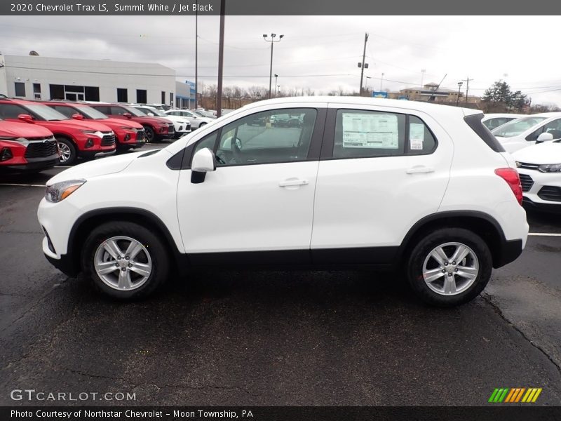 Summit White / Jet Black 2020 Chevrolet Trax LS