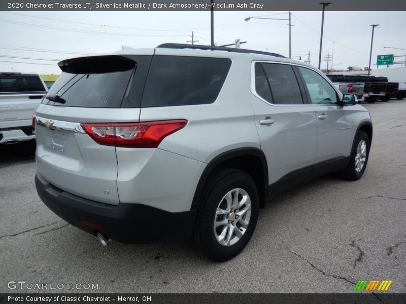 Silver Ice Metallic / Dark Atmosphere/­Medium Ash Gray 2020 Chevrolet Traverse LT