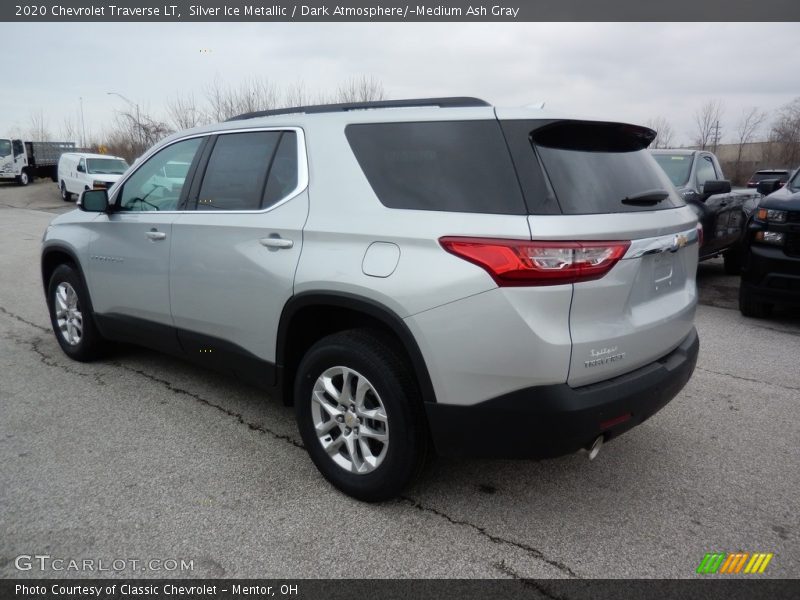 Silver Ice Metallic / Dark Atmosphere/­Medium Ash Gray 2020 Chevrolet Traverse LT
