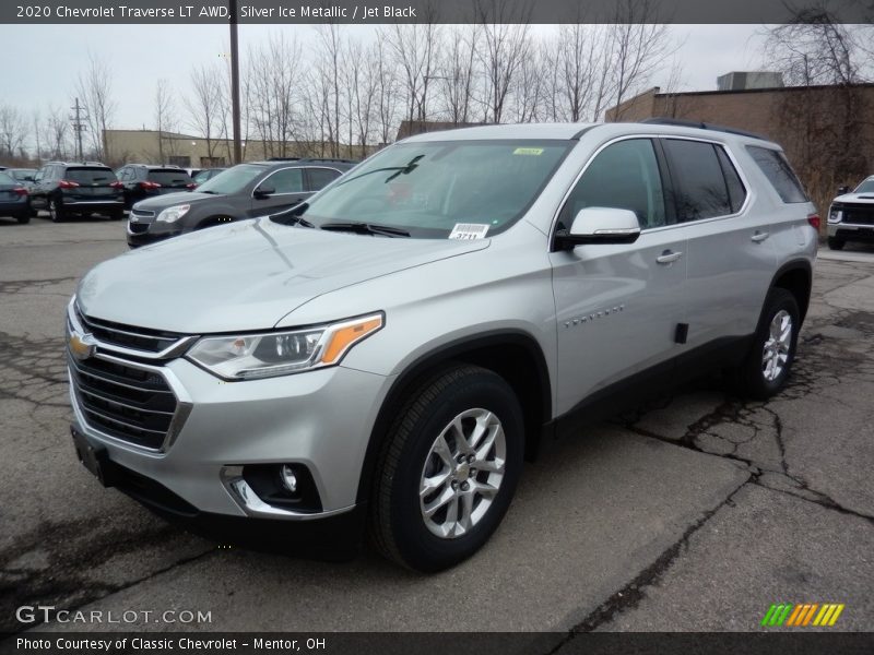 Silver Ice Metallic / Jet Black 2020 Chevrolet Traverse LT AWD