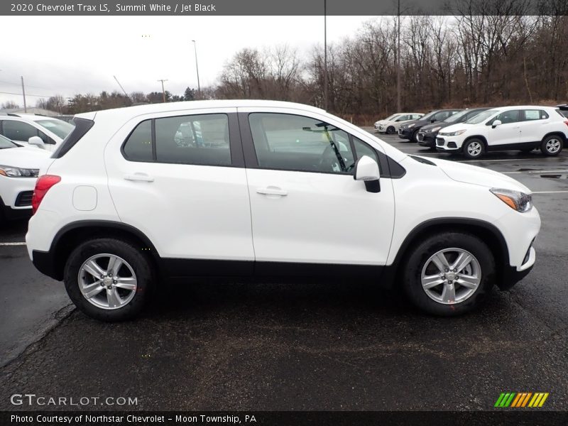 Summit White / Jet Black 2020 Chevrolet Trax LS