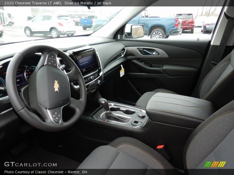 Silver Ice Metallic / Jet Black 2020 Chevrolet Traverse LT AWD