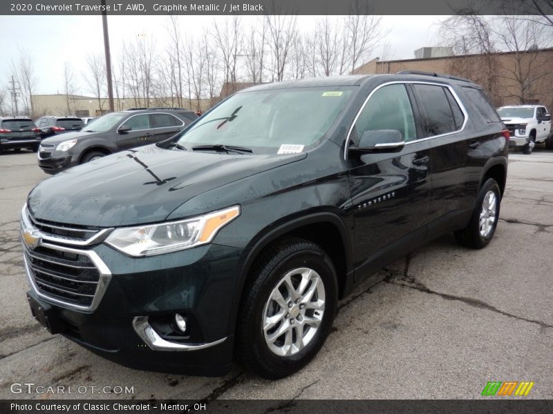 Graphite Metallic / Jet Black 2020 Chevrolet Traverse LT AWD