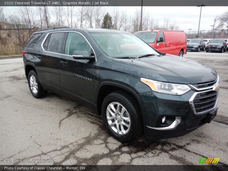 Graphite Metallic / Jet Black 2020 Chevrolet Traverse LT AWD