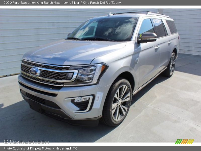 Iconic Silver / King Ranch Del Rio/Ebony 2020 Ford Expedition King Ranch Max