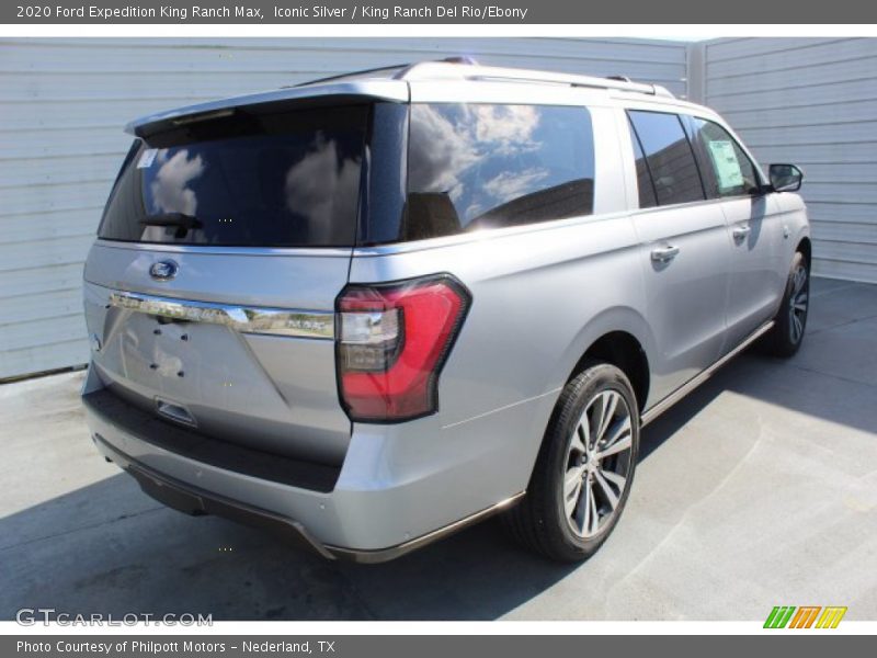 Iconic Silver / King Ranch Del Rio/Ebony 2020 Ford Expedition King Ranch Max