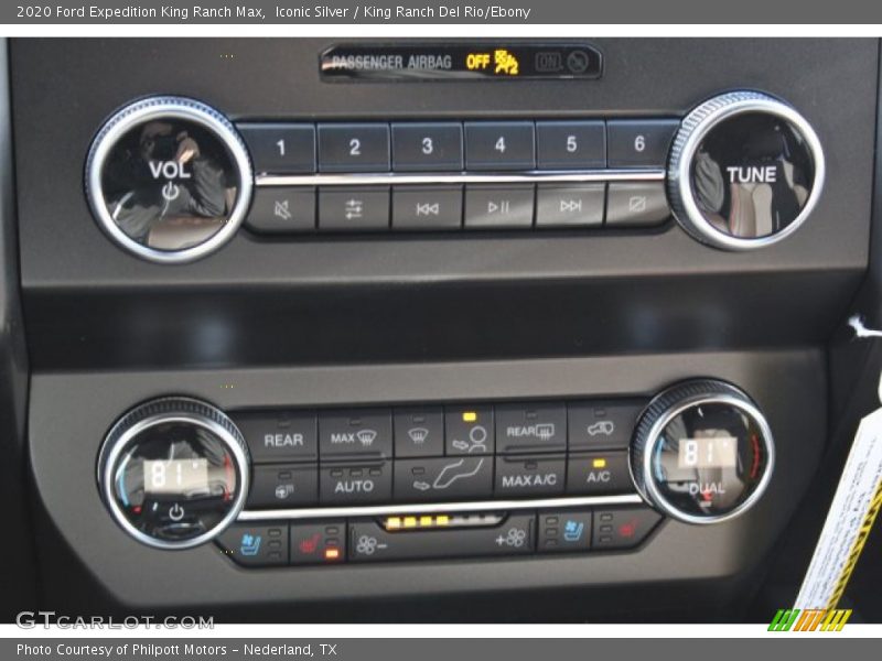 Iconic Silver / King Ranch Del Rio/Ebony 2020 Ford Expedition King Ranch Max