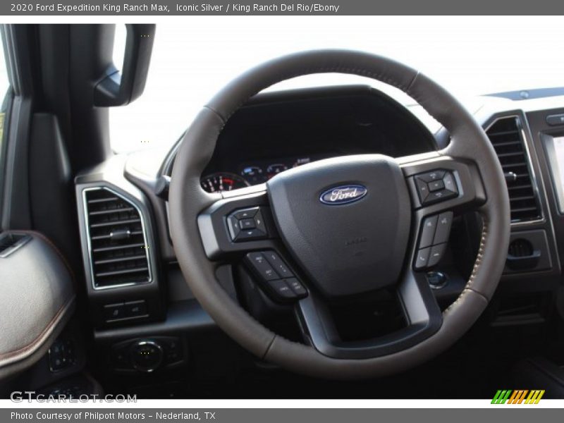Iconic Silver / King Ranch Del Rio/Ebony 2020 Ford Expedition King Ranch Max