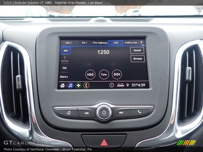 Nightfall Gray Metallic / Jet Black 2020 Chevrolet Equinox LT AWD