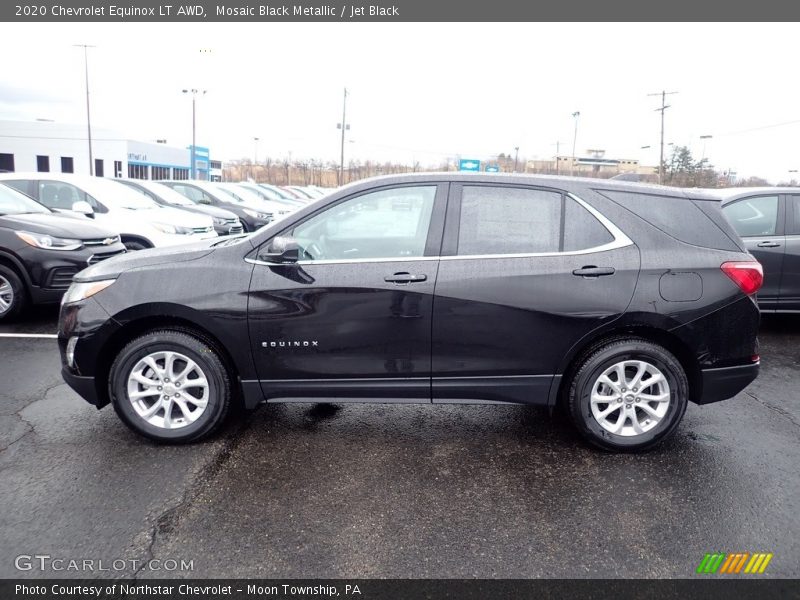 Mosaic Black Metallic / Jet Black 2020 Chevrolet Equinox LT AWD