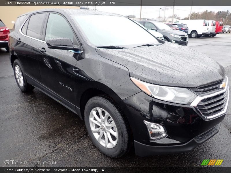 Mosaic Black Metallic / Jet Black 2020 Chevrolet Equinox LT AWD