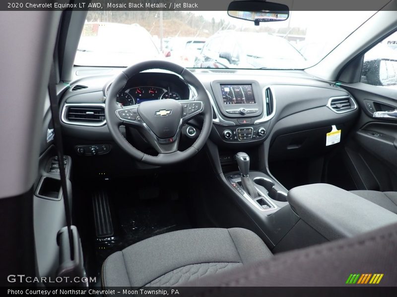 Mosaic Black Metallic / Jet Black 2020 Chevrolet Equinox LT AWD