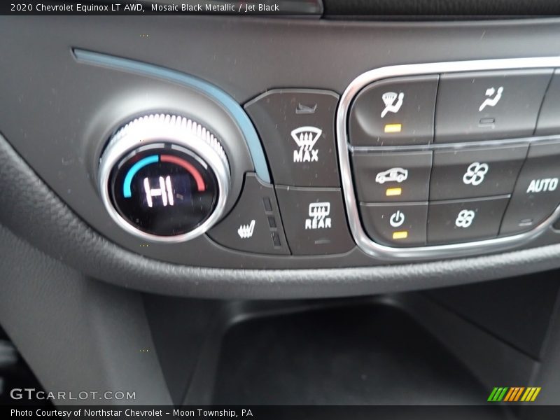 Mosaic Black Metallic / Jet Black 2020 Chevrolet Equinox LT AWD